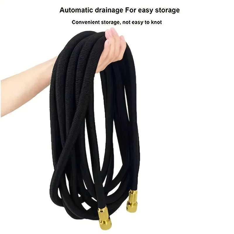 Expandable High-Pressure Car Wash Hose with Spray Gun Set for Outdoor Watering and Irrigation