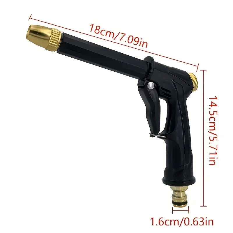 Expandable High-Pressure Car Wash Hose with Spray Gun Set for Outdoor Watering and Irrigation