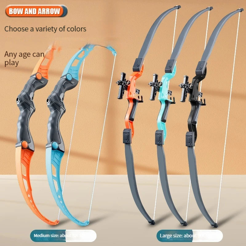 52cm Children's Bow and Arrow Set for Archery Practice - Recurve Outdoor Shooting Toy with Target, Ideal Gift for Boys and Kids