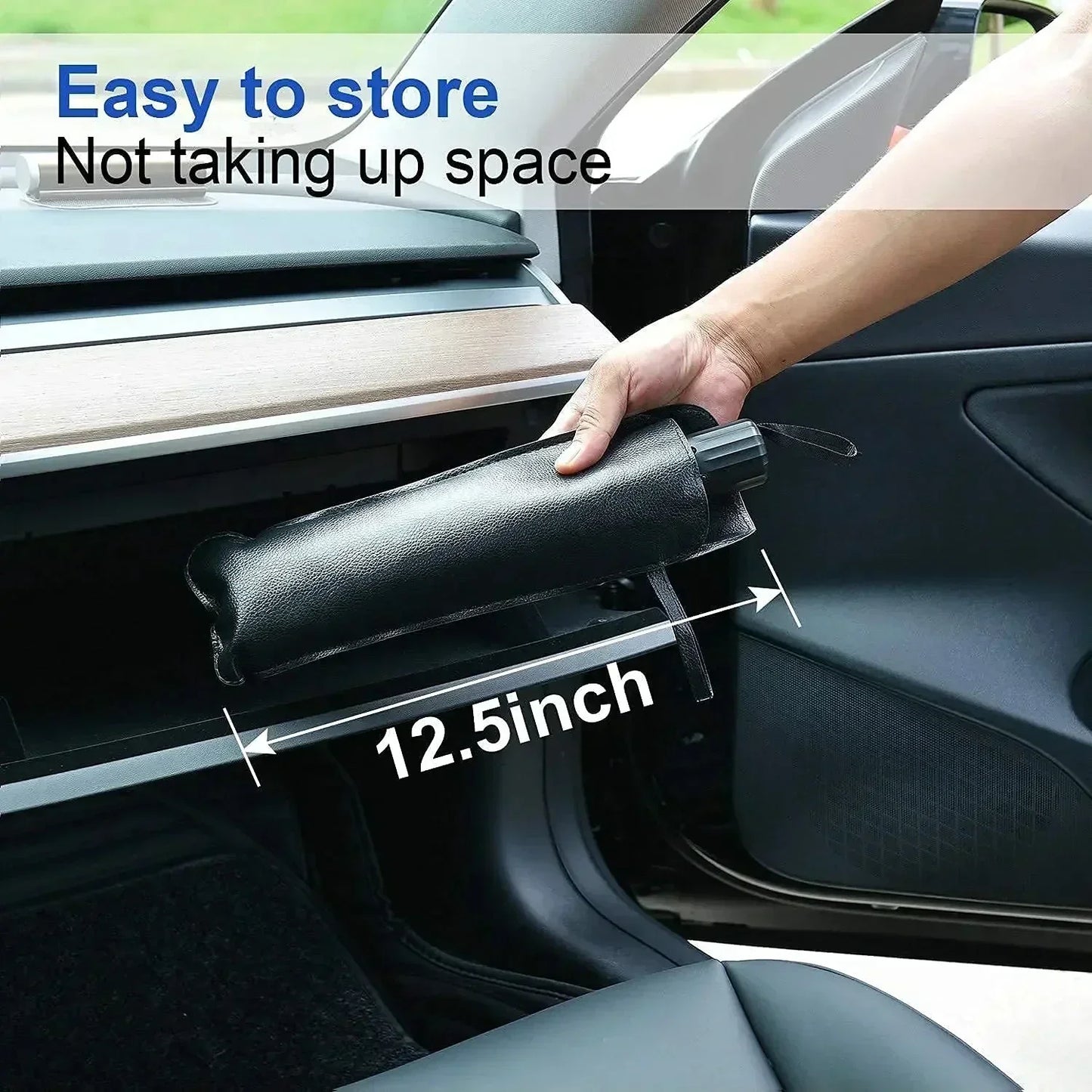 Foldable Car Windshield Sun Shade Umbrella for UV Protection and Heat Reduction