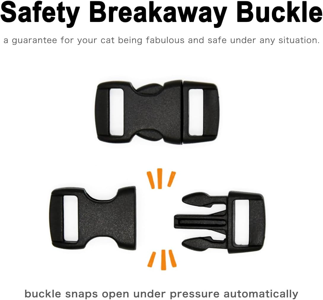 Sushi-Themed Breakaway Safety Collar with Bow Tie for Kittens - Ideal for Weddings and Birthdays