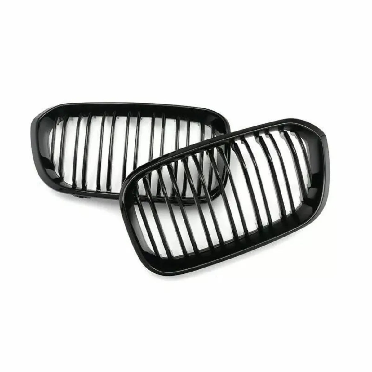 2015-2017 BMW F20 F21 120I LCI 1 Series Glossy Black Racing Grille with 2 Slats