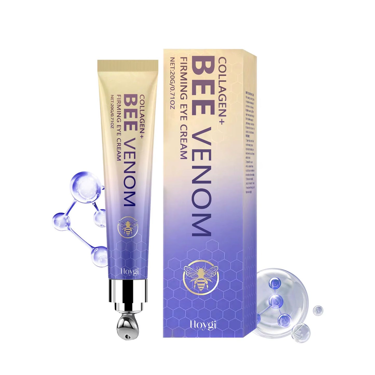 Advanced Eye Area Moisturizer with Bee Venom for Daily Radiance and Skin Care
