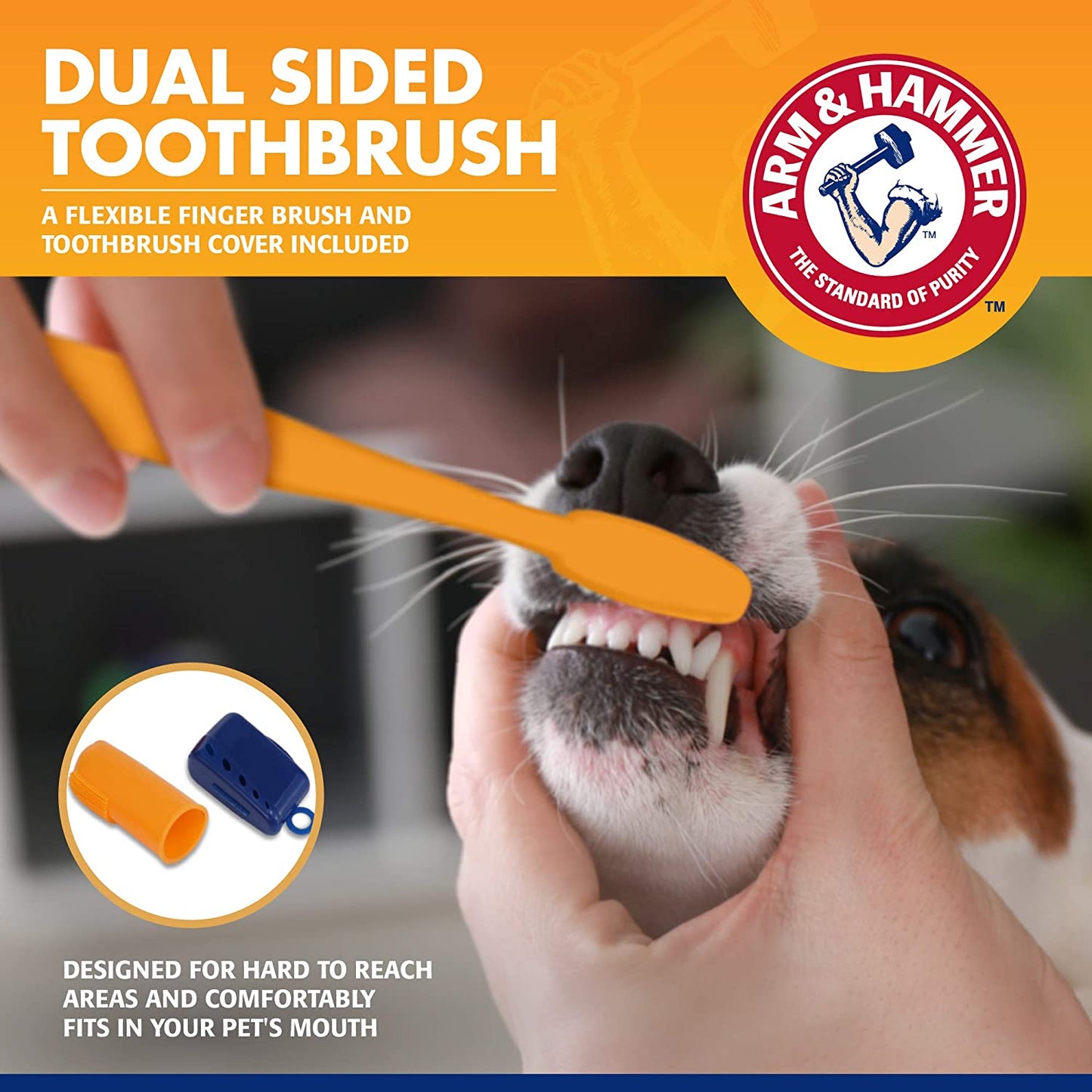 Tartar Control Kit for Dogs - 3-Piece Set with Toothpaste, Toothbrush, and Fingerbrush in Banana Mint Flavor, Reduces Plaque and Tartar Buildup