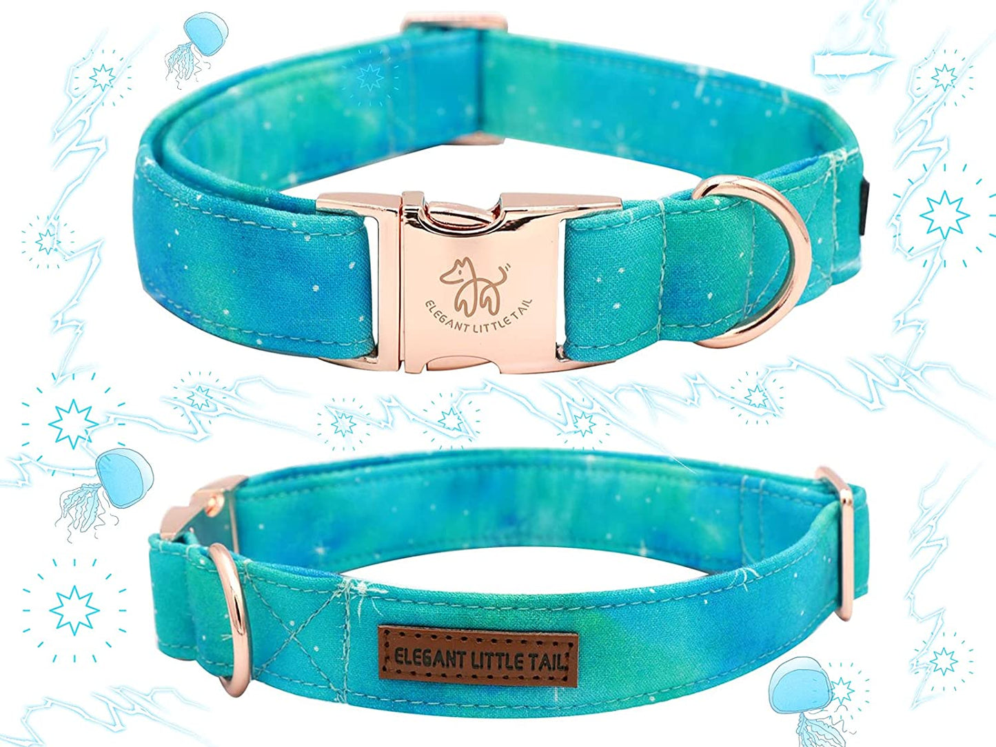 Adjustable Soft Bow Tie Dog Collar for Small Dogs - Comfortable and Colorful Design