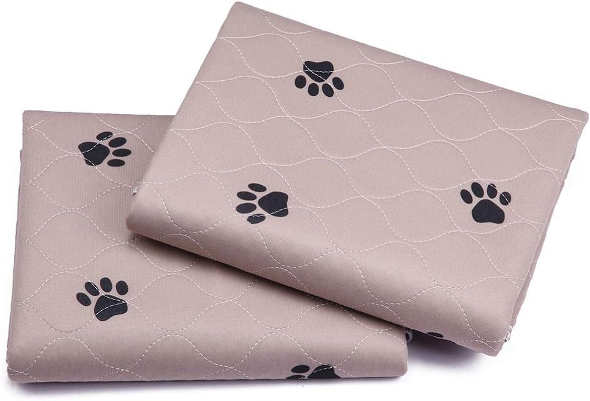 Premium Washable Puppy Pads - Reusable, Highly Absorbent, Waterproof Large Dog Pee Mat for Bedding