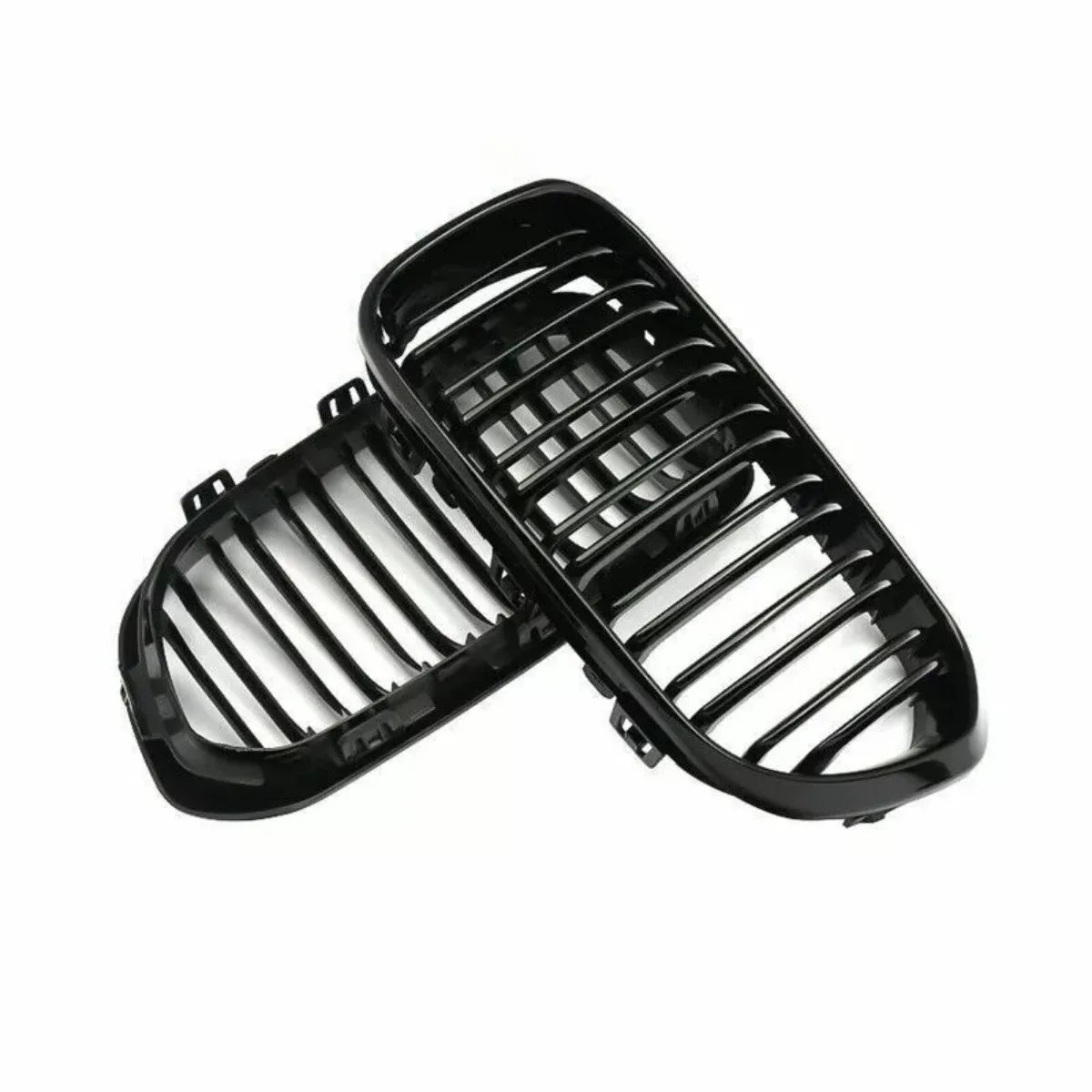 2015-2017 BMW F20 F21 120I LCI 1 Series Glossy Black Racing Grille with 2 Slats
