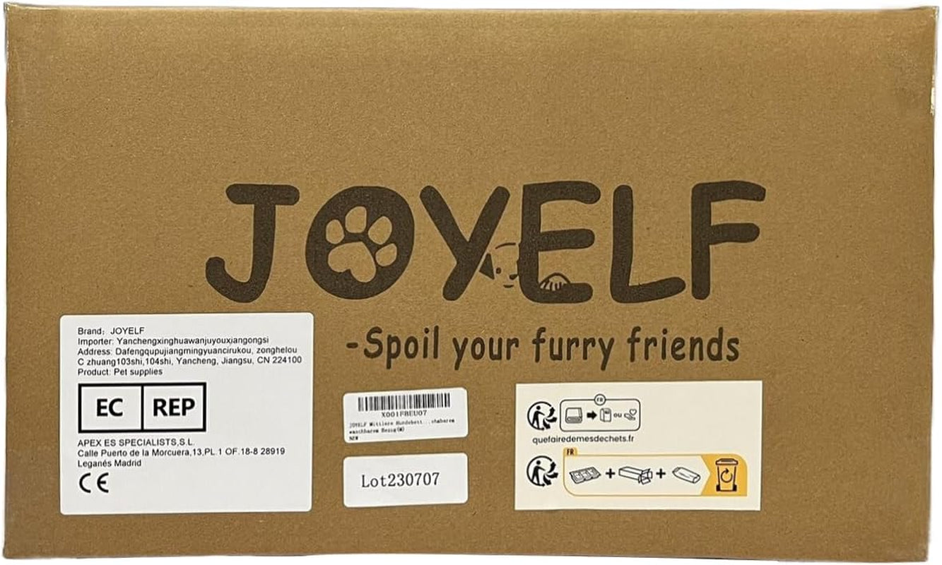 Orthopedic Large Memory Foam Dog Bed with Removable Washable Cover and Complimentary Squeaker Toy