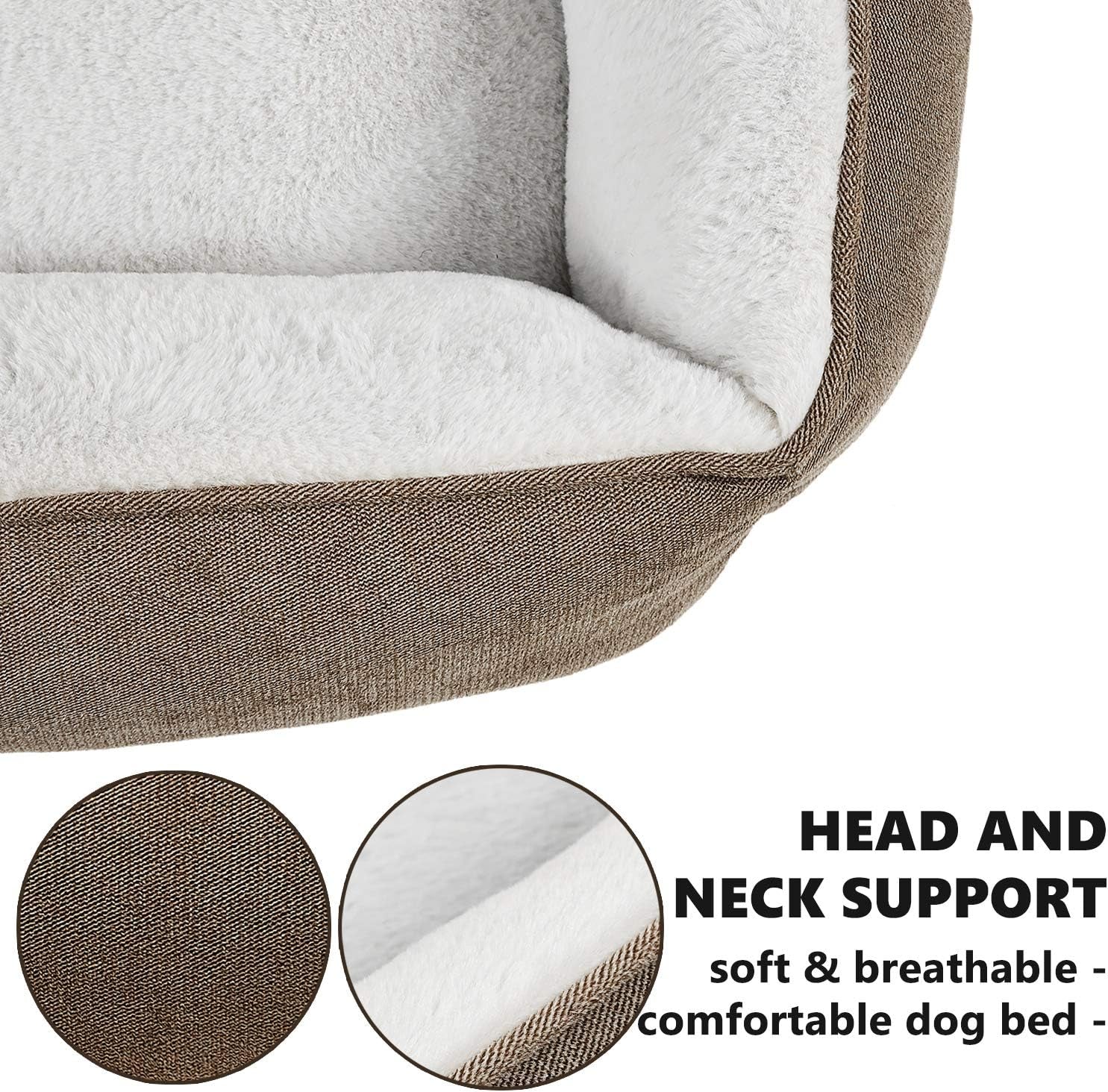 Premium Square Dog Bed - Machine Washable and Comfort-Designed for Medium Breeds