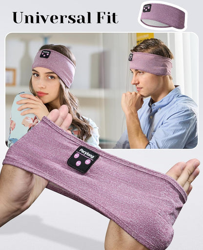 Sleep Headphones,  Bluetooth Sports Headband Headphones with Ultra-Thin HD Stereo Speakers Perfect for Sleeping,Workout,Jogging,Yoga,Insomnia, Air Travel, Meditation