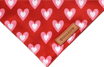 Reversible Triangle Dog Bandanas - 2 Pack for Medium and Large Dogs, Premium Durable Fabric, Ideal for Mother's Day and Valentine's Day