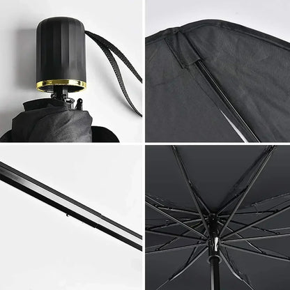 Foldable Car Windshield Sun Shade Umbrella for UV Protection and Heat Reduction