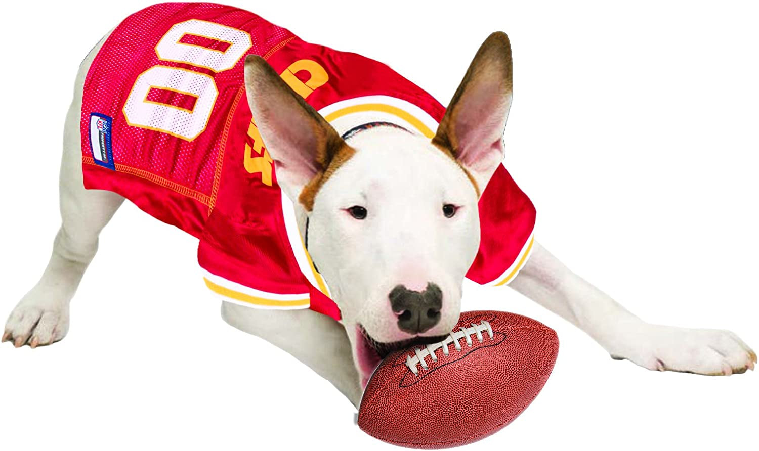 Kansas City Chiefs Medium Dog Jersey - Official NFL Football Costume for Pets