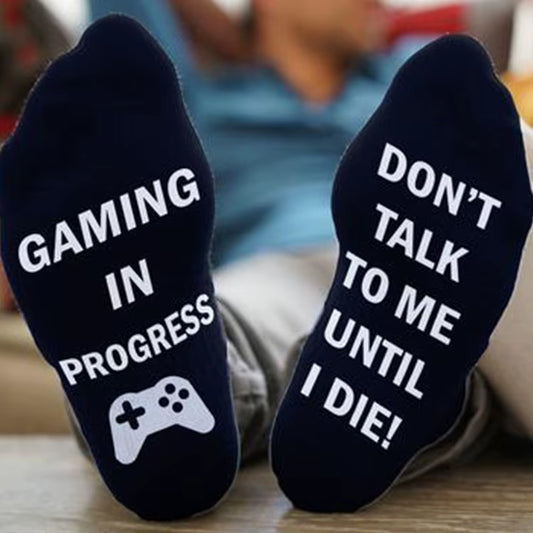Thoughtful Anniversary and Valentine's Day Gift: Gaming-Themed Socks for Boyfriend